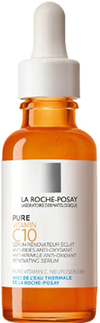 LA ROCHE-POSAY SERUM PURE VITAMIN C10 30ml. ลา​โรช-โพเซย์ เพียววิตามิน ซี10 เซรั่ม